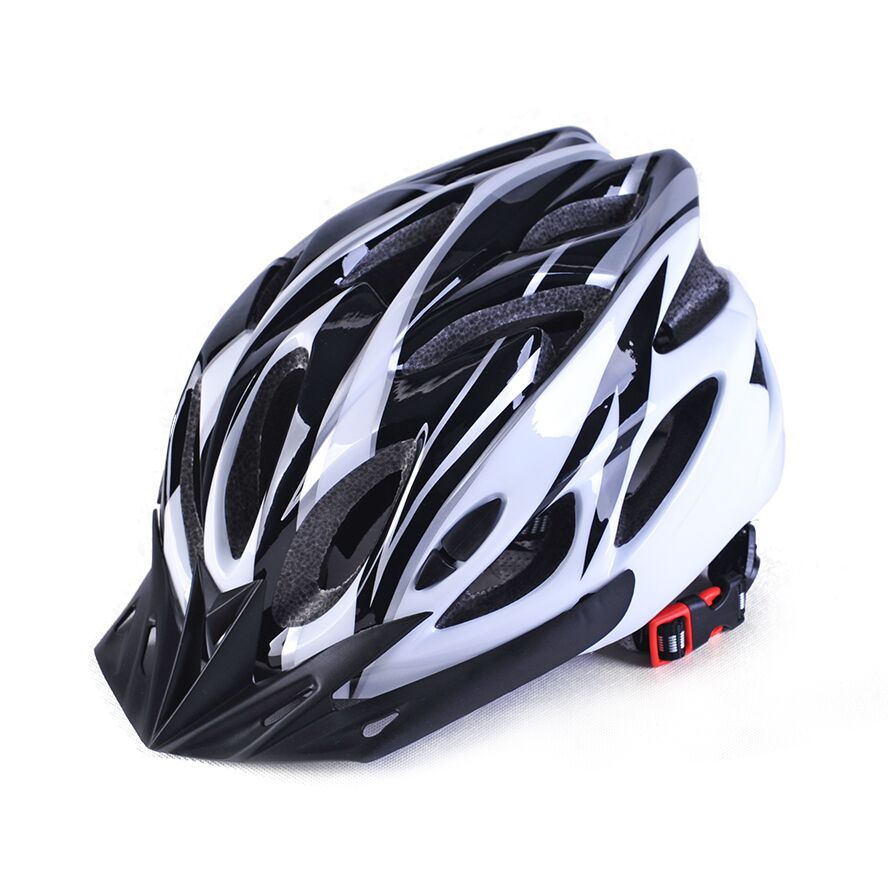 ultra-léger casques de cyclisme unisexe réglable route VTT casques de cyclisme protecteur Sport Hoverboard casque: Black and white