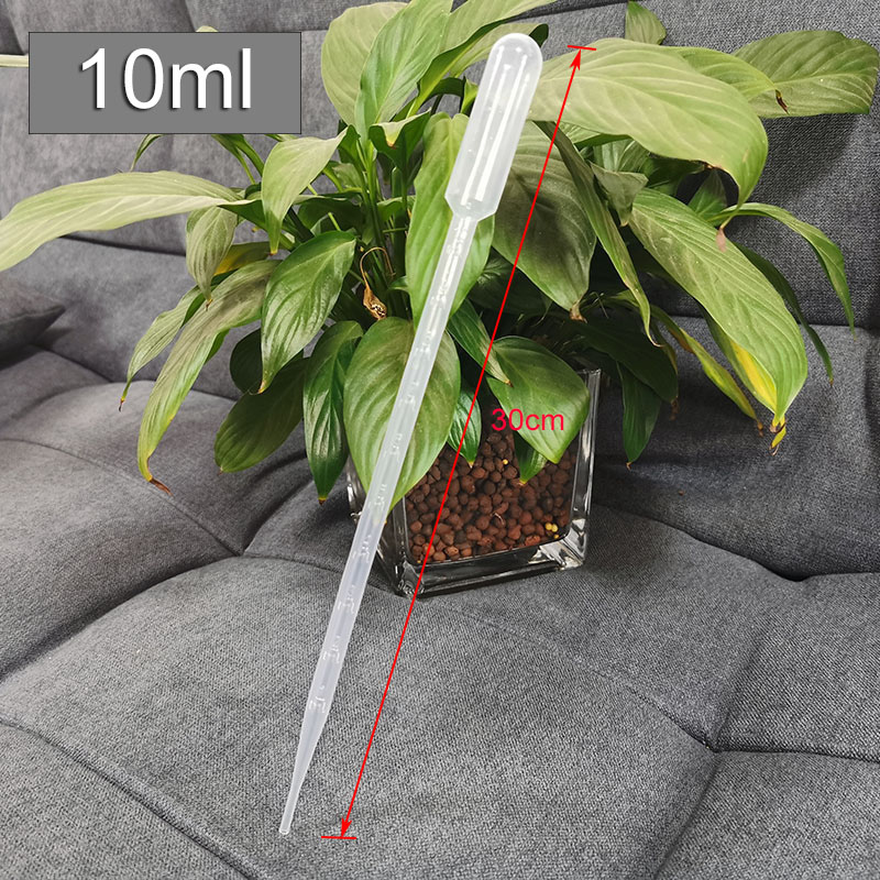 4 pcs 10ml Test tube Transparent plastic straw Liquid dropper Student stationery Chemistry class laboratory Teaching equipment