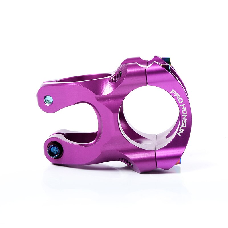 559 TANKE HONSUN MTB 35mm Stem CNC 31.8mm Handlebar Bicycle ultralight 0 Degree Rise FR AM Enduro 28.6mm Steer road Bike parts: PURPLE