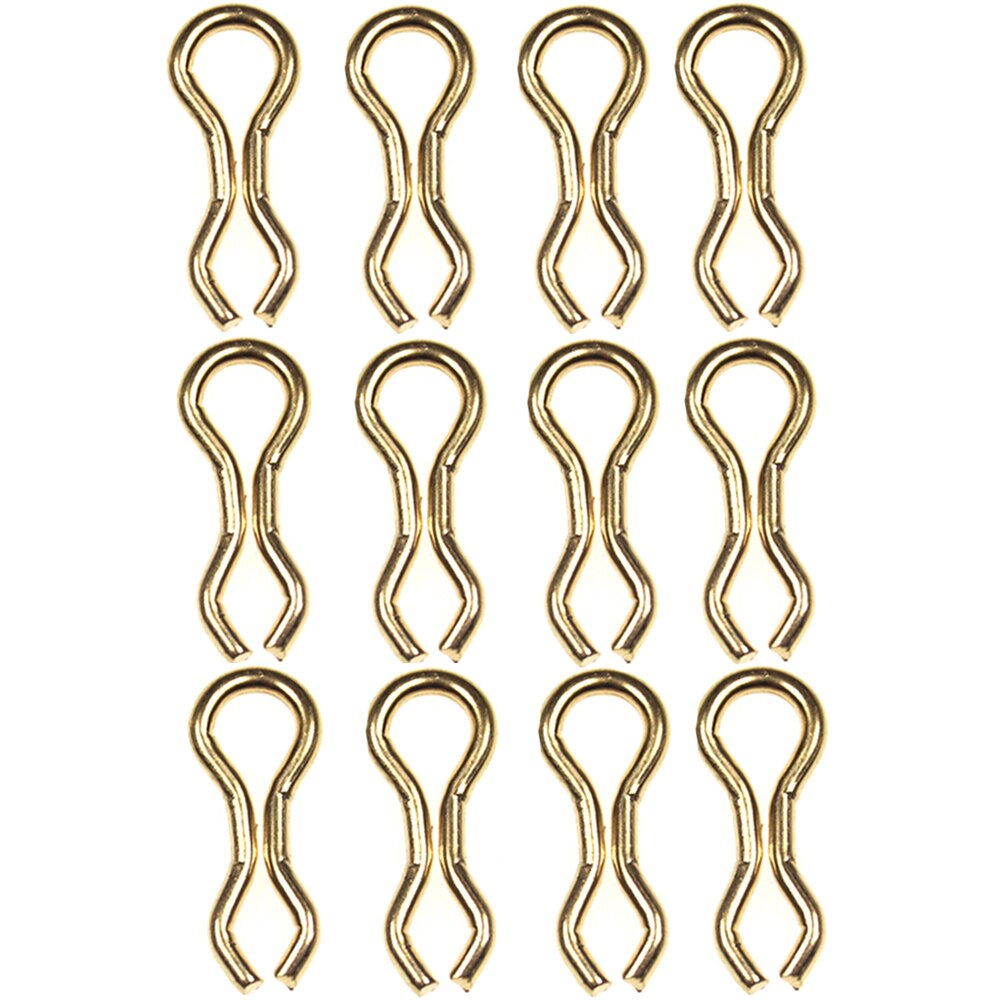 Bimoo-Ojales de latón para pescar, 50 Uds., para moldes de peso de plomo, anillo giratorio de latón, plomo a presión, Color dorado