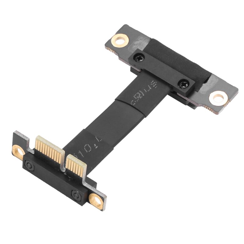 Kabel PCIE X1 pion podwójny 90 stopni kątowy kabel przedłużający PCIe 3.0 X1 robić X1 8Gbps PCI wyrazić 1X karta rozszerzająca: Default Title