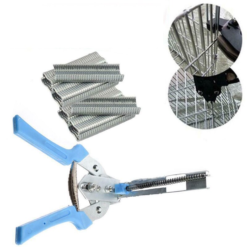 600 pièces M clou porcs anneau Cage fixer fil clôture clôture pour reliure fixation matelas LB88
