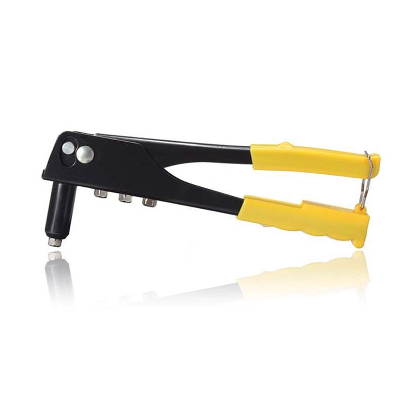Pop Rivet-Gun Kit Manual Hand Riveter Heavy Duty Tool Repair 40 Rivets Yellow