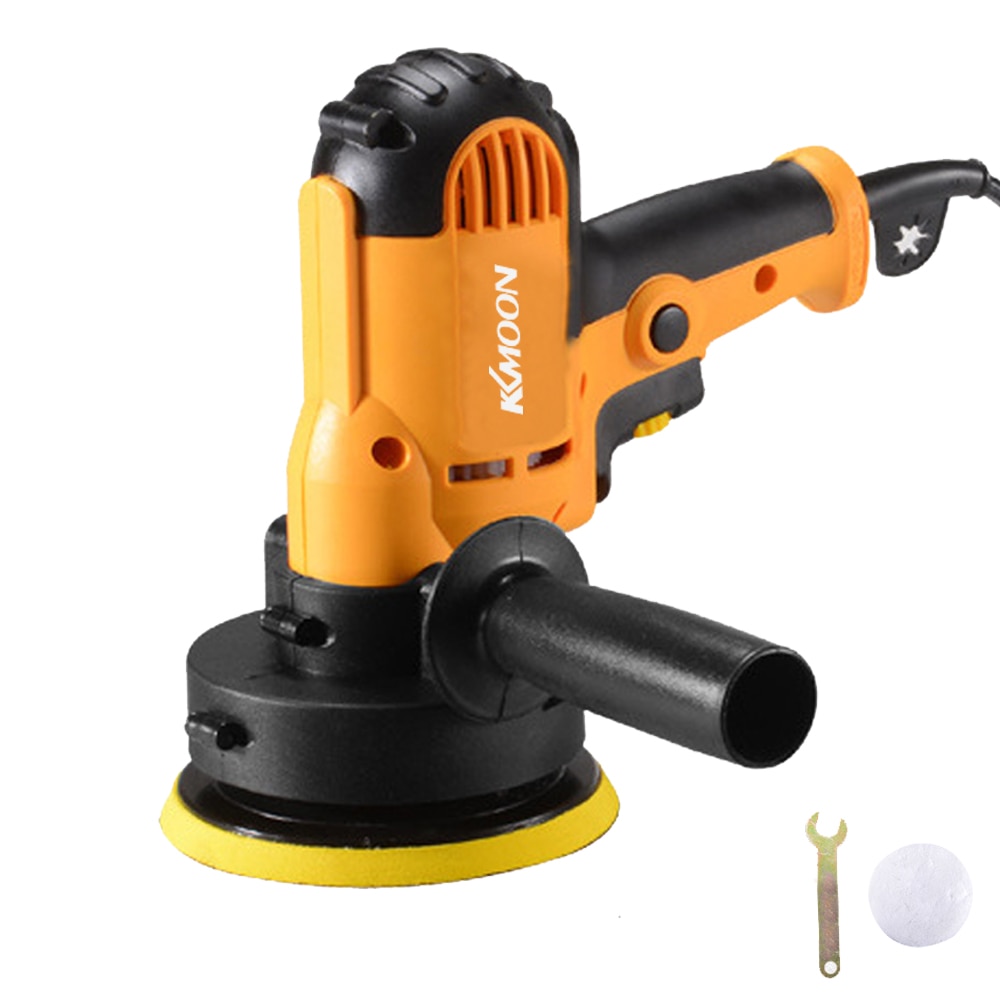 KKmoon, 700W, pulidora de coche, Mini pulidora, máquina de lijado automática, pulidora de cera de velocidad Variable orbital, herramientas eléctricas