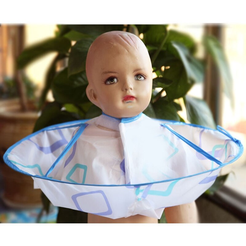 Kind Haircut Cape Kapper Schort Paraplu Cape Haarkleuring Mantel, Geschikt Voor Baby 'S 0-10 Jaar Oud
