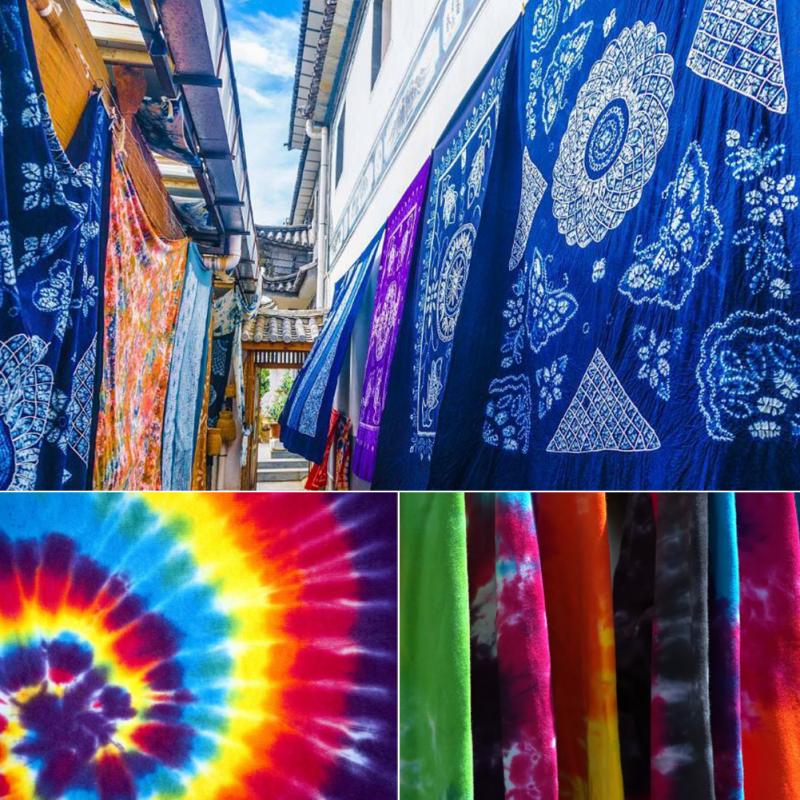 Non Toxic Dyes One Step Tie Dye Kit Fabric Textile Permanent Paint Non Toxic Colorful Fabric Making Textile Accessories