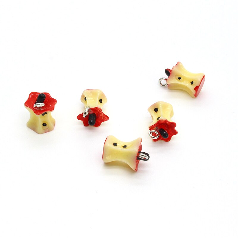 10pcs/lot Wine Bottle Watermelon Lollipop Food Charms Resin Earring Pendants Accessory Anime Moon Star Keychain DIY Jewelry Make: guohe