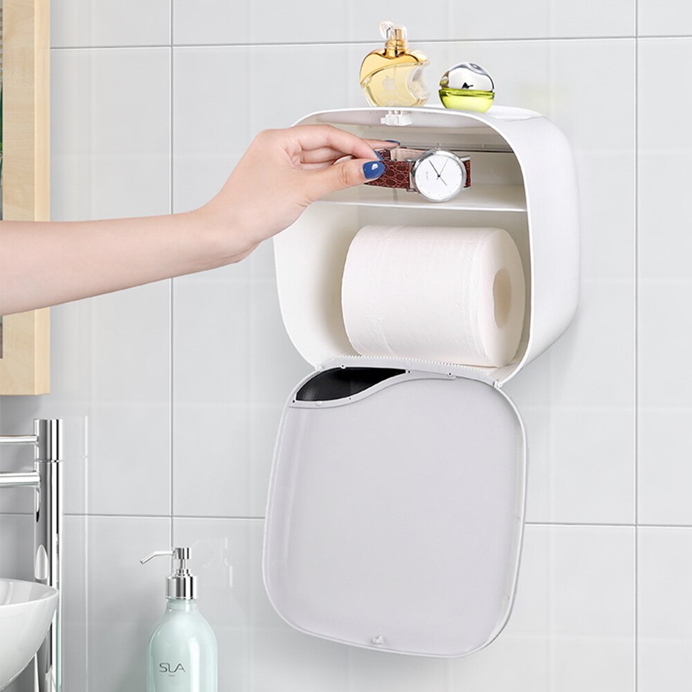 Bathroom Paper Towel Dispenser Wall Mounted Paper Towel Holder Dispenser Toilet Tissue Dispenser Home Paper Towel Dispenser