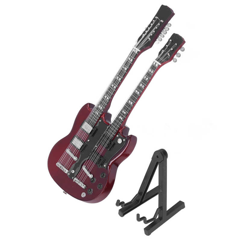 Miniatur-gitarre Ich bin maßstechen 1:6 – spielzeug für gitarrenliebhaber und zur dekoration