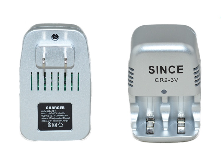 2 pcs.15270 CR2 800mAh battery+3V CR2 battery charger,lithium battery,rechargeable batteries,digital camera, made of special