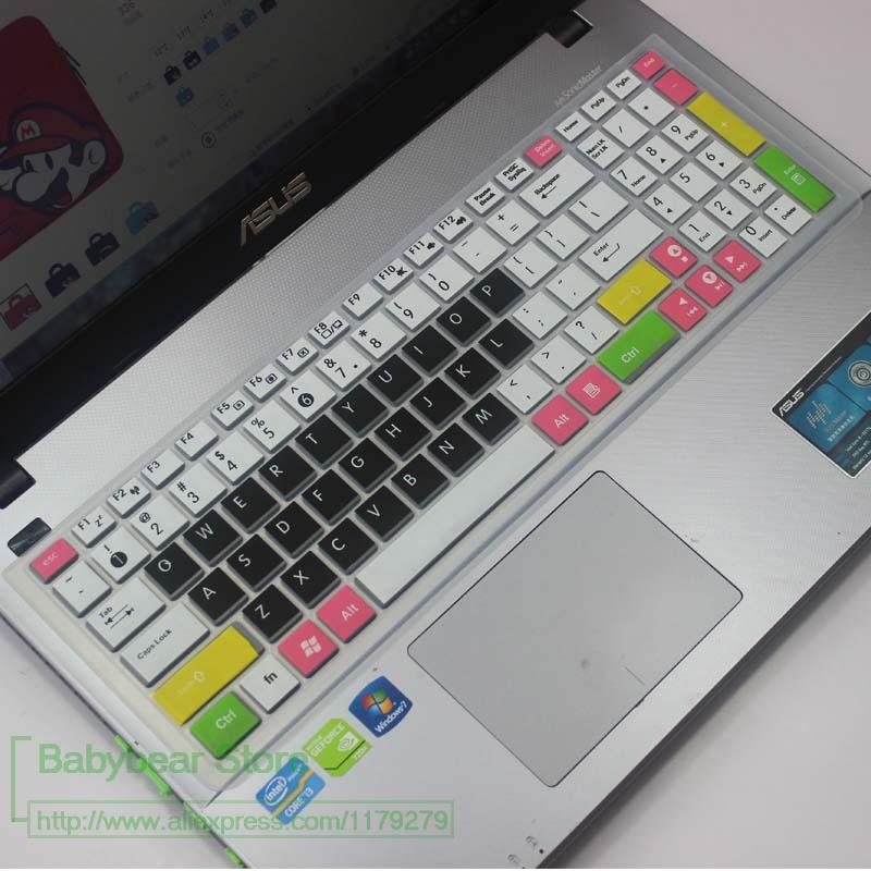 Silikonowe 15 Cal Laptop Asus R540L R540LA R540U R540N R540UB F556 F556U R558 R558u R588UQ klawiatura obudowa ochronna: candyblack