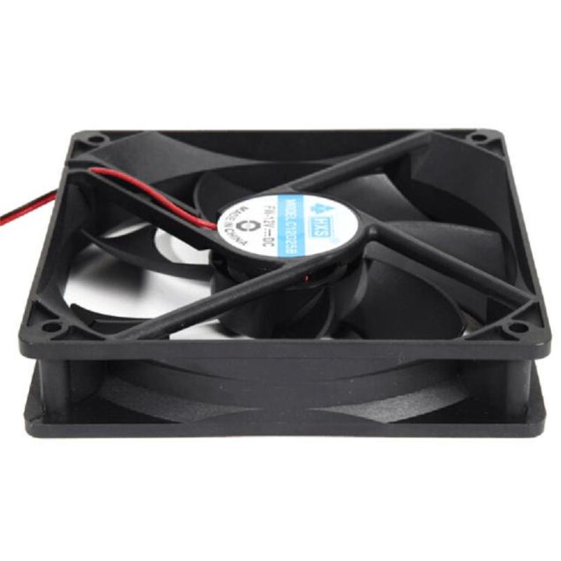 silent quiet 120mm pc fan cooling fans 12V 4Pin DC plug computer cooler for video card thermo pasta 1800PRM #H20