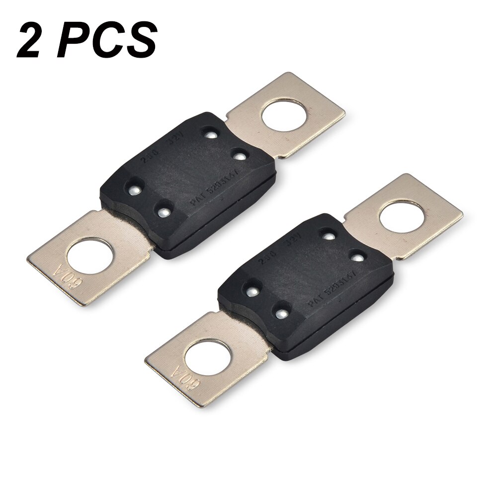 NICECNC For Ezgo Mega 60 AMP 32V 32 Volt Powerwise Golf Cart Battery Charger Fuse 602632 -40 C to + 125 C Accessories: 2pcs