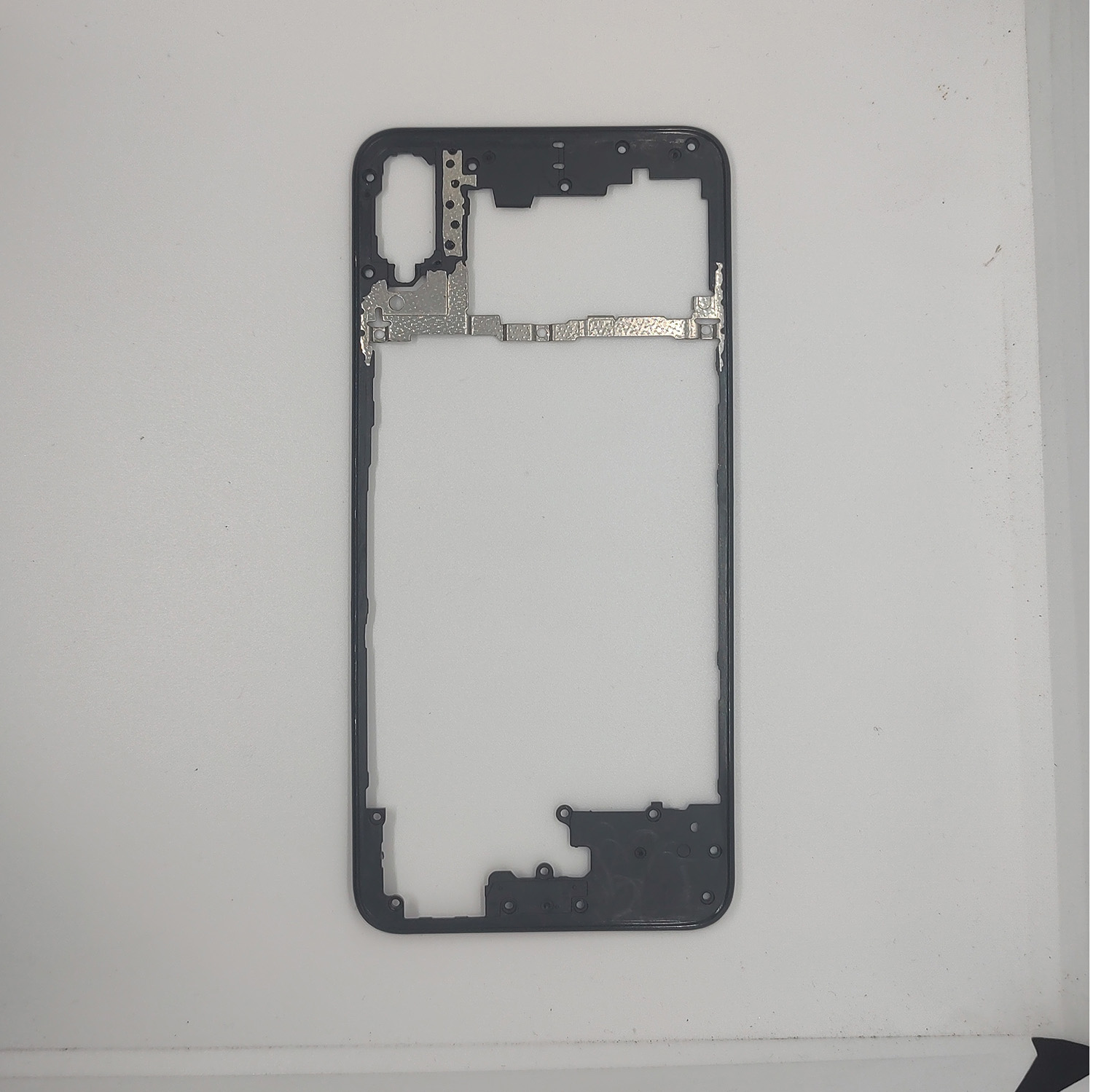 Carcaça dianteira para huawei honor 8x lcd interna moldura suporte carcaça substituição reparo partes: black