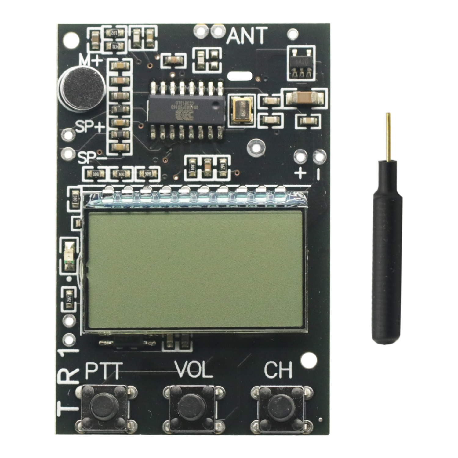 1 STKS Voor FM Walkie Talkie Printplaat Transceiver Alle-in-Een Module FM Zender Ontvanger Module 7 Frequentie 27-480 MHz
