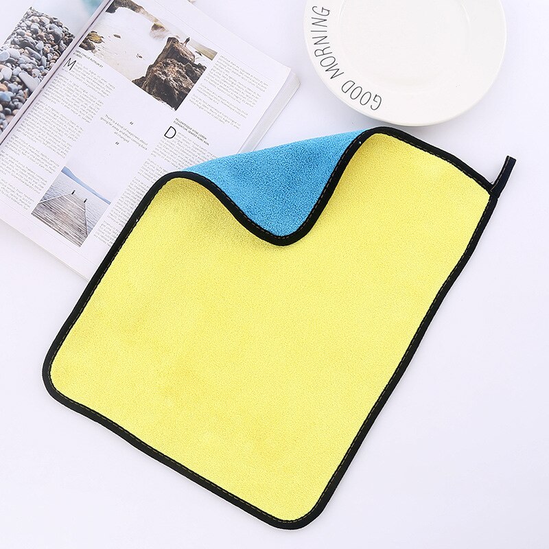 Trapo lavado coche Super absorbente, 30x40cm, microfibra, limpieza, Paños de secado, trapo, toalla de coche, pulido para el cuidado del coche, 1 ud.: Y25-1