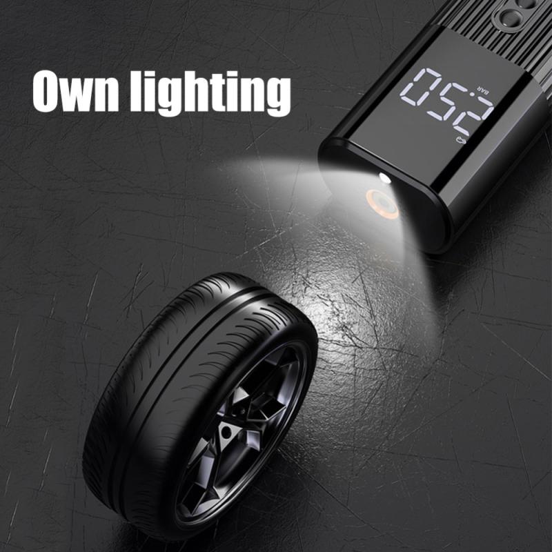 Protable Mini Electric Air Pump Car Air Compressor Car Mini Tire Inflator Auto Tyre Pumb High Pressure Tire Air Inflator Pump