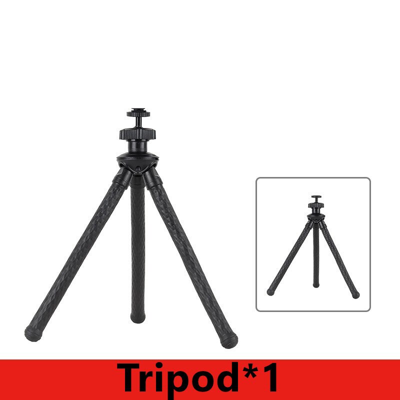 Flexible Octopus Tripod SLR mini tripod stand stabilizer tripod portable handheld stand for iPhone xiaomi 2 in 1 tripod: Octopod tripod