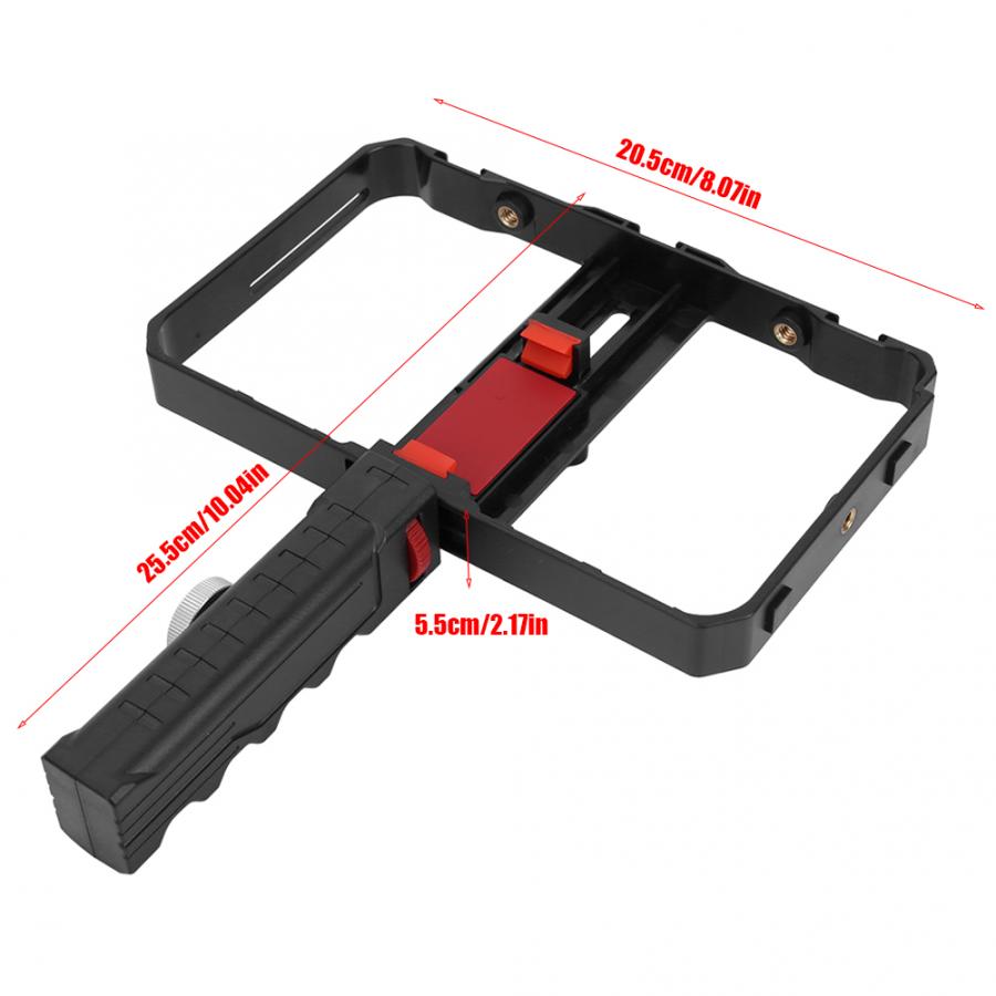 Universal Mobile Phone Handheld Cage Phone Stabilizer Live Shooting Follow Shot Phone Stabilizer