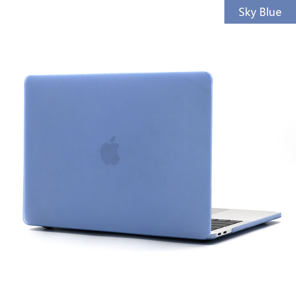 Tpu myk laptopveske til macbook luft 13 deksel  a2179 a1932 ta på id pro 13 a2289 a2159 a1706 pro 16 tommer  a2141 deksel: Himmelblå / pro 16 a2141