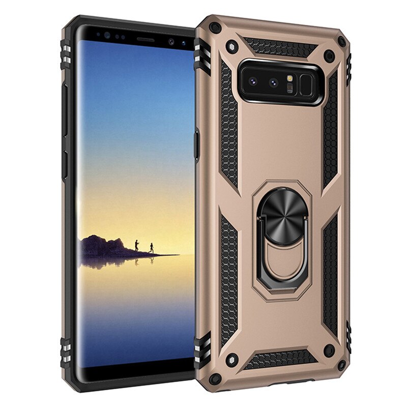 Für Samsung Galaxy Note 8 Fall Magnet Auto Ring Ständer Halter Abdeckung für Samsung Galaxy Note 8 Note8 SM-N950F Coque capa fundas: For Galaxy M40S / Gold