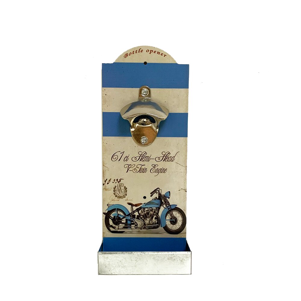 Bar Wall Decoration American Country Style Retro Bar Restaurant Beer Bottle Openers Wooden Wall Hanging Opener Crafts: Gold