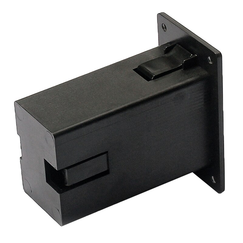 1pc 9V Battery Black Holder Case Box Compartment Cover Guitar Bass Pickup T84D