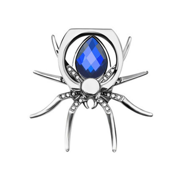 Suporte de dedo para celular, suporte de metal para celular com rotação 360 para samsung s10 e iphone x, 1 peça acessórios do telefone: Azul escuro