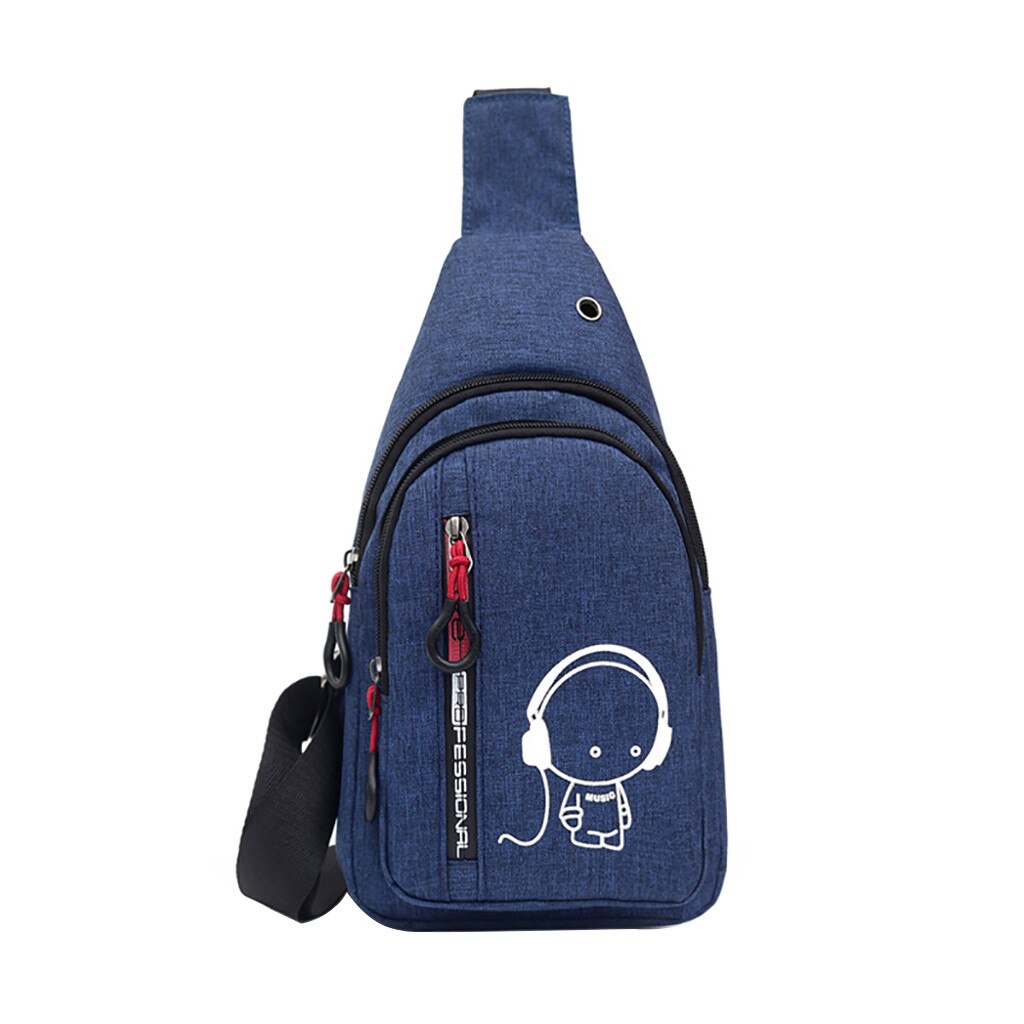 Bolso de pecho a la para mujer, bandolera multifuncional de cuero con rejilla para pecho, Bolso pequeño de hombro para deportes al aire libre # sw: Blue 