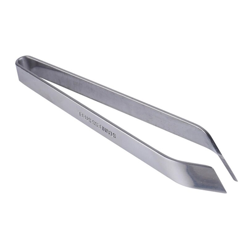 Kitchen Seafood Tool Stainless Steel Fish Bone Remover Pliers Pincer Puller Tweezer Tongs Pick-Up Utensils Tweezers for Fish: Type B-Bevel edge