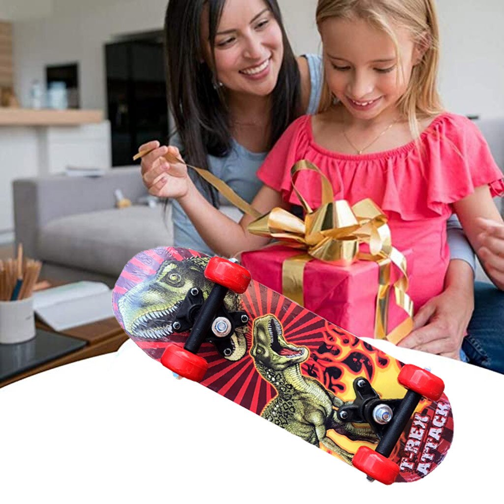 Dubbele Rocker Skateboard Kinderen Longboard Cartoon Compleet Cartoon Skateboards Voor Beginners Voor Jongens Meisjes Kids Slide Plaat