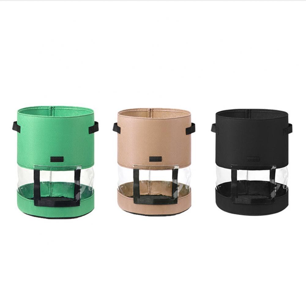 50% 7/10 Gallon Plant Growing Bag Aeration Waterproof Potato Planting Bucket Pouch