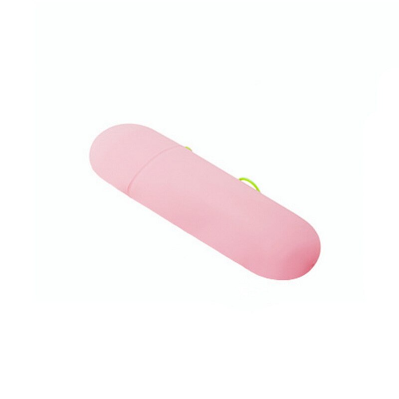 1pc bärbara tandborstfodral resetandborstskydd vandring camping skydda förvaringslåda tvättkopp kosmetisk kapselfodral