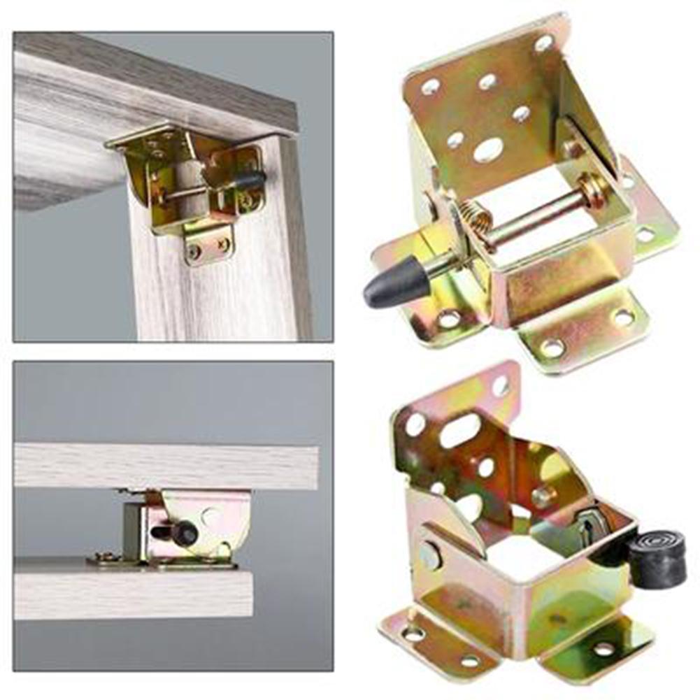Charnière de Table pliante, accessoires de pliage de pieds de Table, support de pliage de pied de Table basse, charnière en fer à verrouillage automatique, quincaillerie de meubles