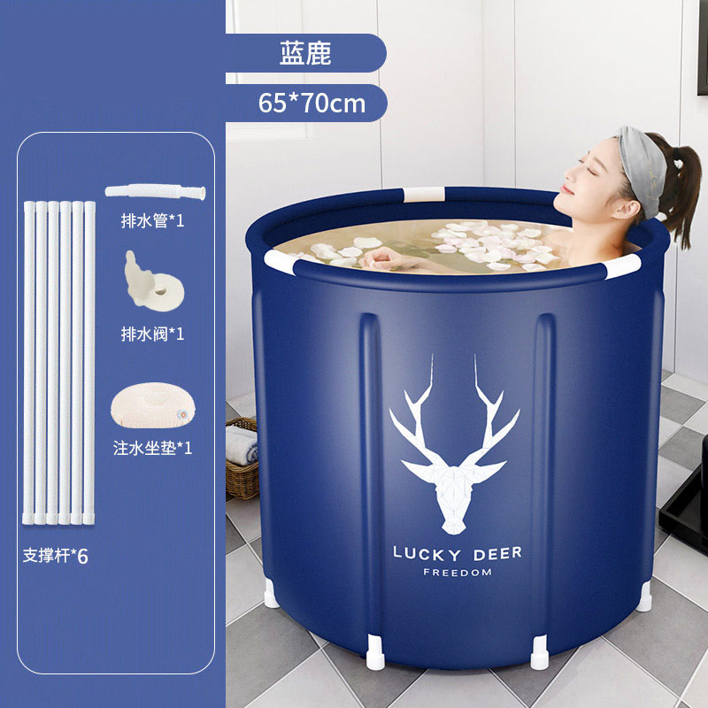 Cubo de bañera plegable portátil, gran capacidad, baño de hielo, ducha de invierno, instalación gratuita, baño para adultos y bebés