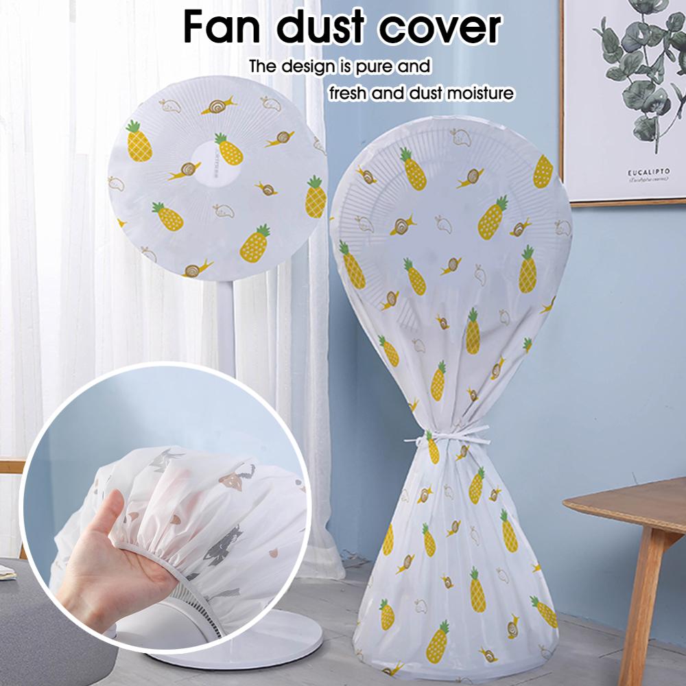 Round Fan Guard Dust-proof Cover Washable Electric Fans Protector Cartoon Patterns Dust Protection Cover for Household Daily Nec