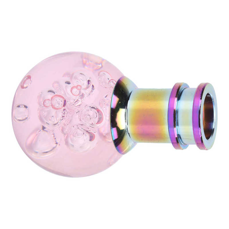 Gear Shifter Acrylic Shift Knob with 3 Threaded Adapters for Car