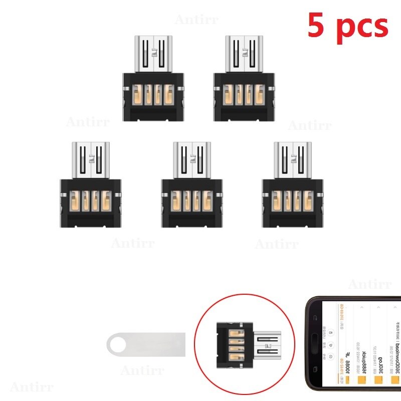 5Stck OTG Mikro USB Typ c USB-C zu USB Adapter Typ-c DATEN Kabel Konverter Für Xiaomi Huawei samsung Maus usb-Stock