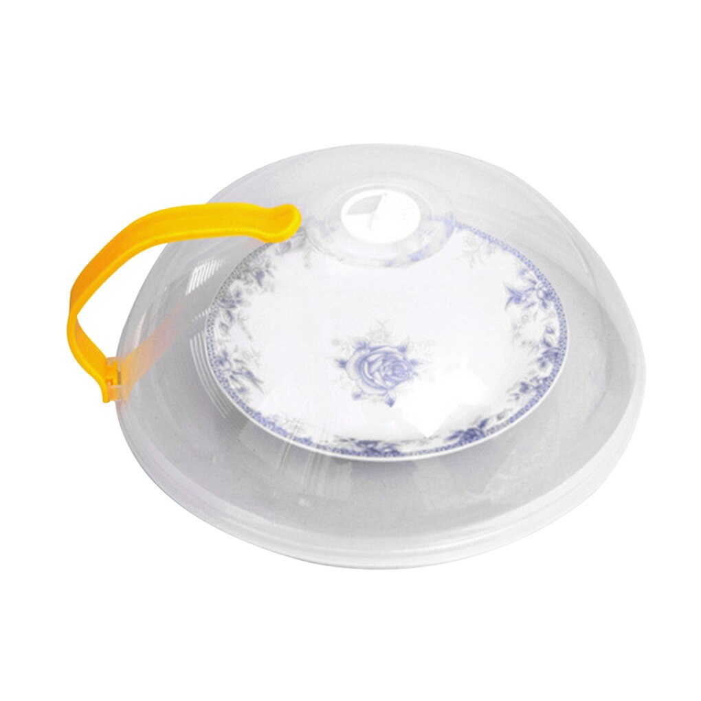 Microwave Food Anti-Sputtering Cover With Handle Heat Resistant Lid for Microwave Food: Default Title
