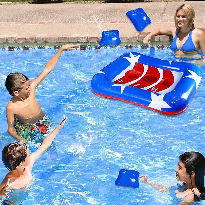 Opblaasbaar Zwembad Ring Toss Games Zwembad Speelgoed Drijvende Toss Spel Voor Kinderen Volwassenen Zomer Pool Party Water Outdoor Strand speelgoed