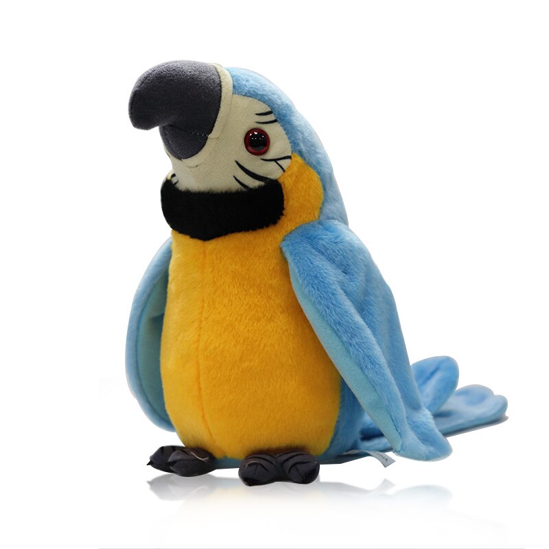 Electric Sounding Musical Talking Parrot Cute Repeat Waving Toy Parrot Baby