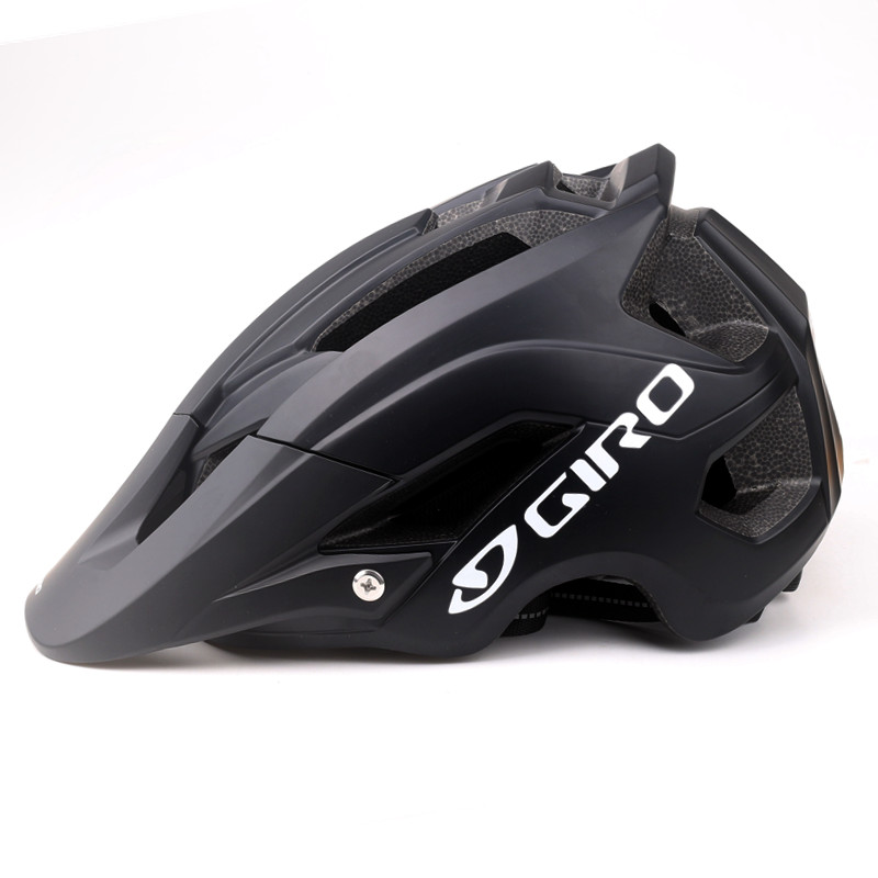 Casco de bicicleta de montaña con visera, casco de ciclismo de montaña para hombres y mujeres, equipo de bicicleta de montaña, gorra de seguridad deportiva, tamaño Bmx M 54-60cm: Azul