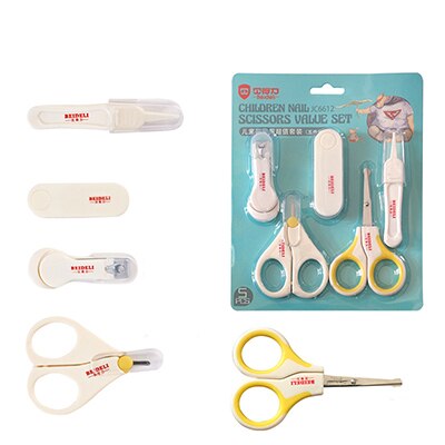 10 Stks/set Baby Nail Trimmer Gezondheidszorg Kit Gezondheidszorg Kit Draagbare Pasgeboren Baby Grooming Kit Nagelknipper Veiligheid Zorg Set: TF308  4PCS