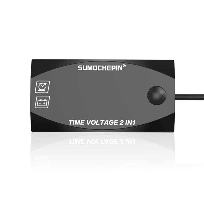 Voltímetro Digital LED de 12V CC, voltímetro de Panel de voltaje para coche de motocicleta electromóvil Q1QE