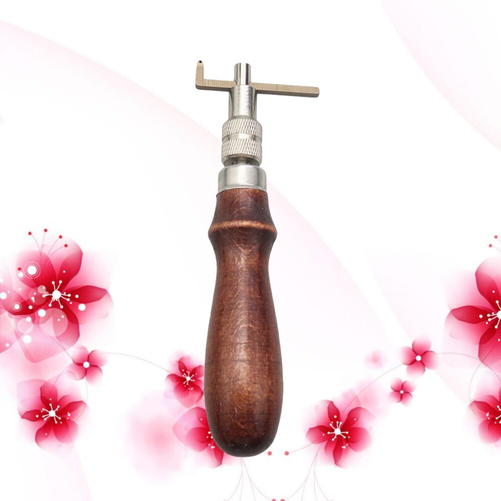 Leather Craft Stitching Groover Durable Leather Carving Trenching Device Leather Working Tools Kit