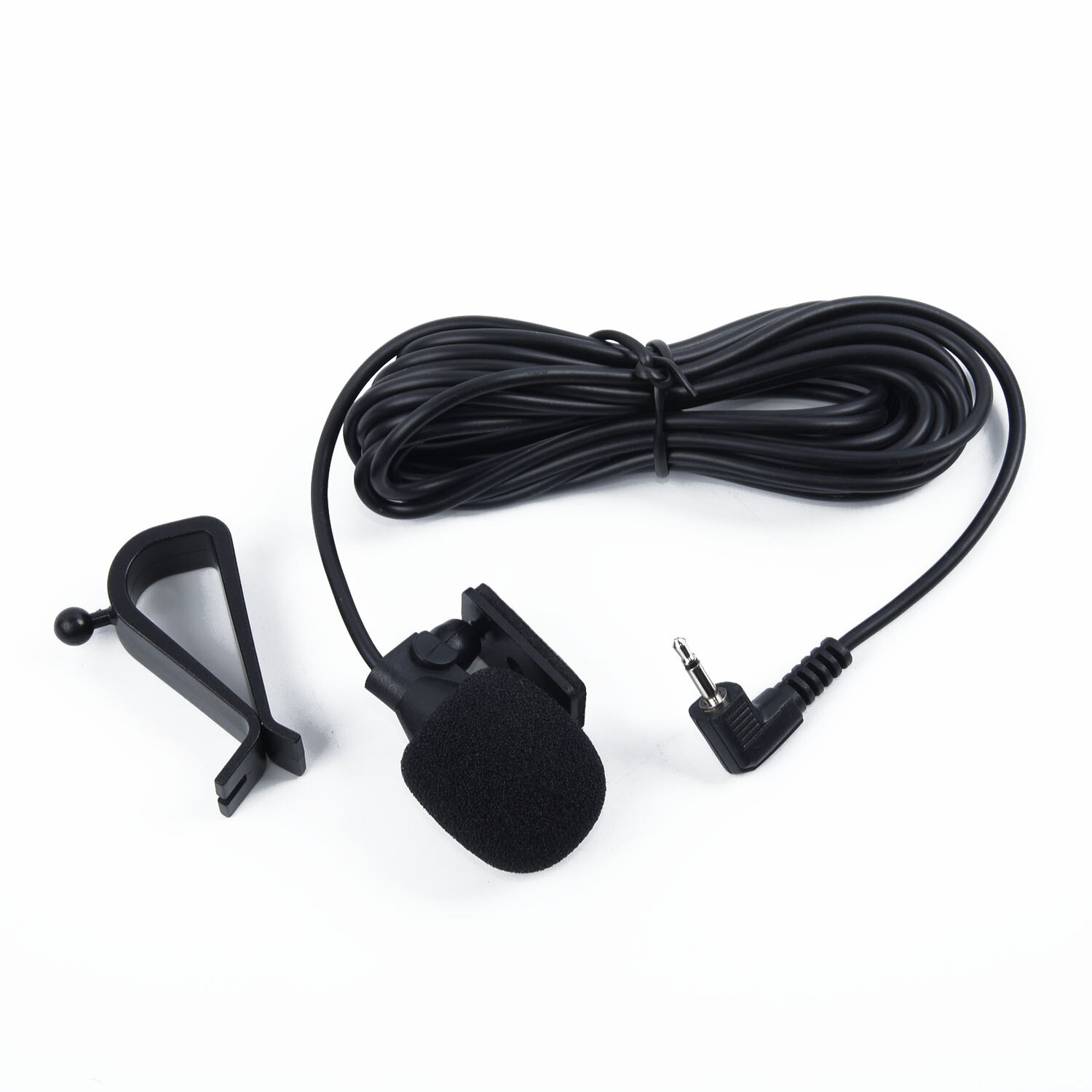 1Set Zwart 2.5Mm Bluetooth Externe Microfoon Voor Auto Pioneer Stereos Radio Ontvanger 4.5V 50Hz-20Khz> 58dB