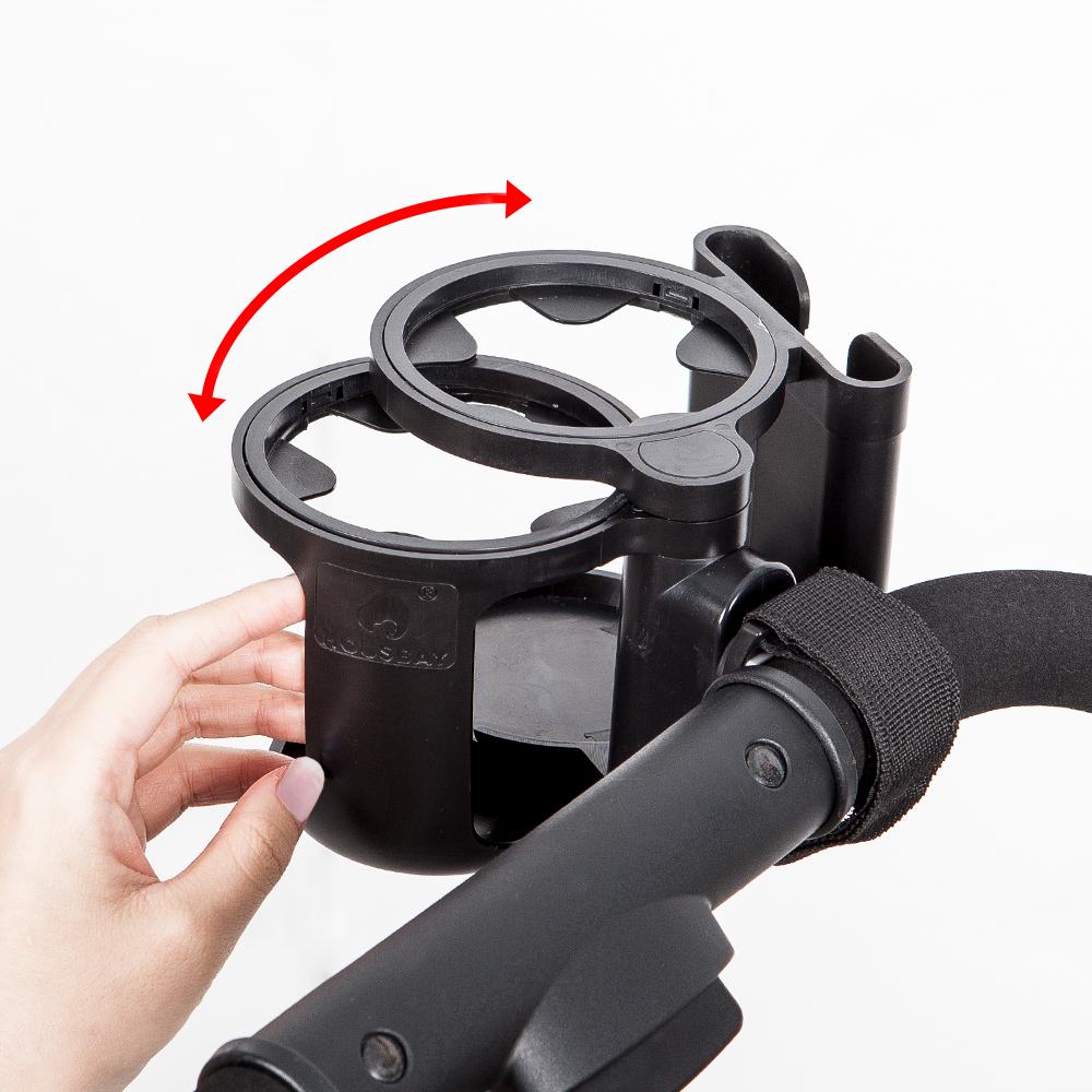 Kinderwagen Bekerhouder Telefoon Ondersteuning Melkfles Drinken Bekerhouder Conversie 2 Kopjes Voor Universele Kinderwagen Kinderwagen Accessoires