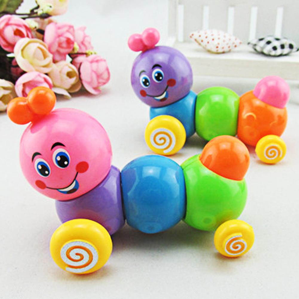 Kids Colorful Wind-up Toys Baby Funny Kids Toys Spring Clockwork Toy Mini Pull Back Bug Baby Developmental Educational Toys