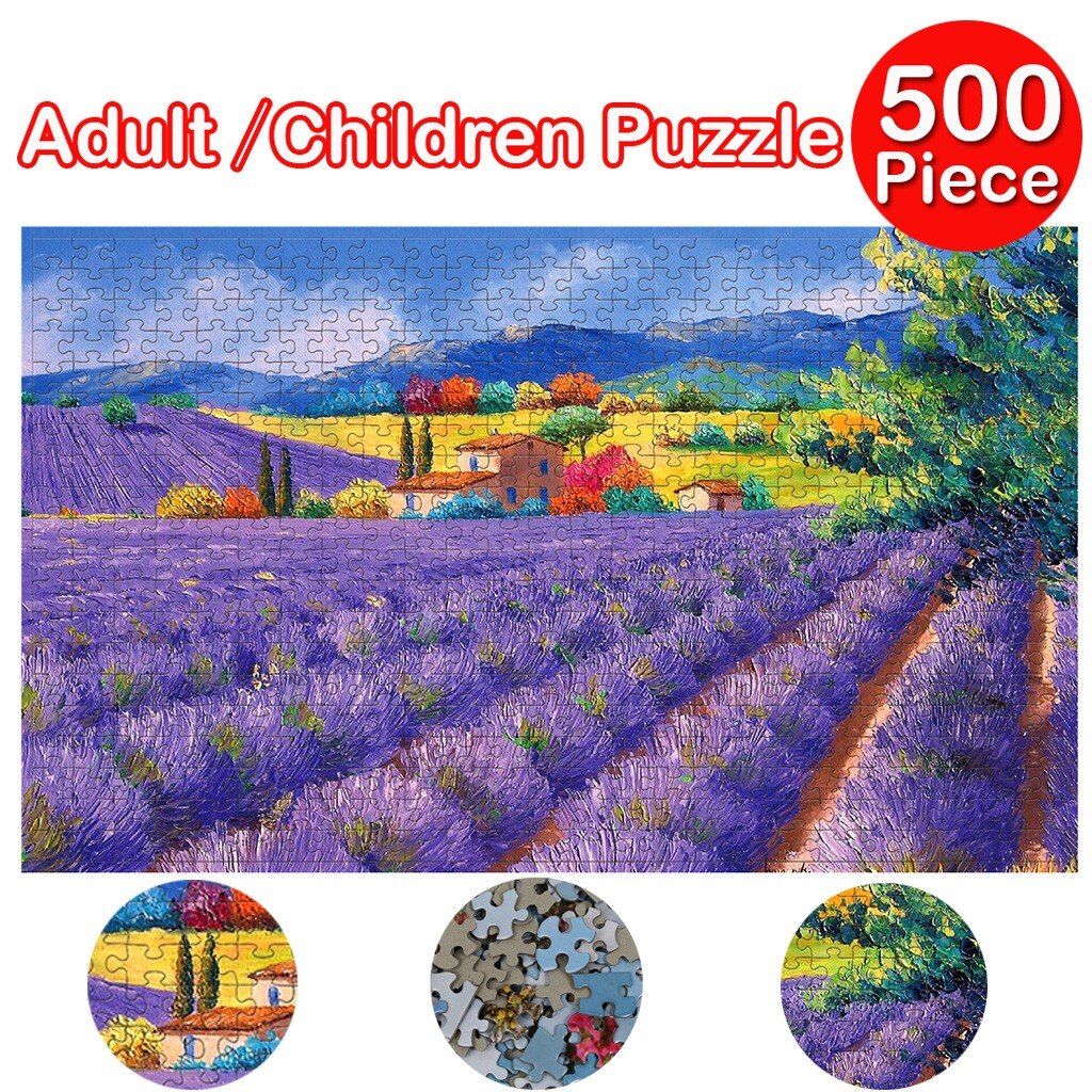 500 Piece Large Puzzle Game Adults Puzzles for children Interesting Toys brinquedos jigsaw puzzle игрушки для девочек: J