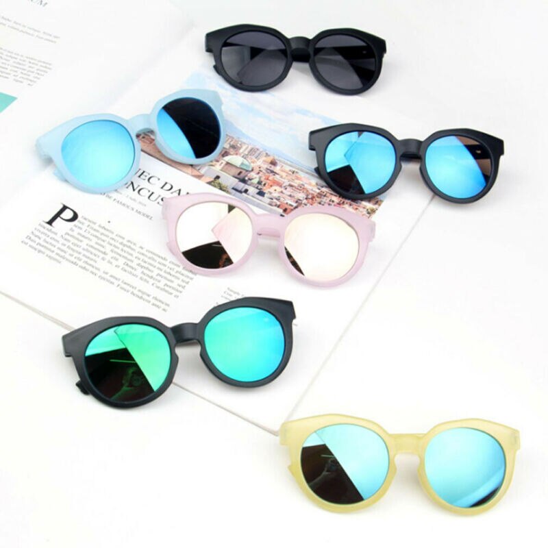 Gafas de sol para niños y niñas, lentes brillantes con protección UV400
